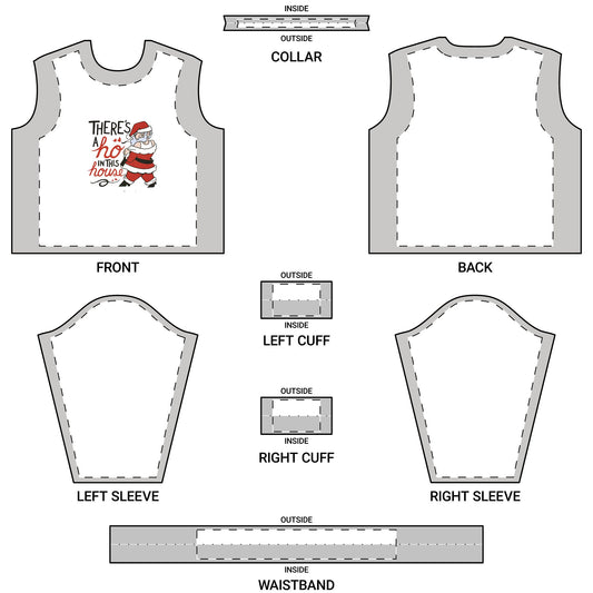 Santa 'There's a ho in this house' Crewneck Sweater